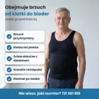 Starszy mężczyzna w czarnym podkoszulku wyszczuplającym Heerkules i lista korzyści